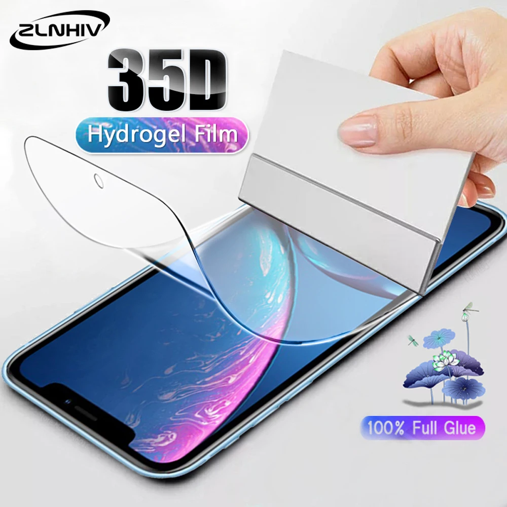 Защитная пленка ZLNHIV 9D для iphone 6 6S 7 8 plus Гидрогелевая не стеклянная|Защитные стёкла