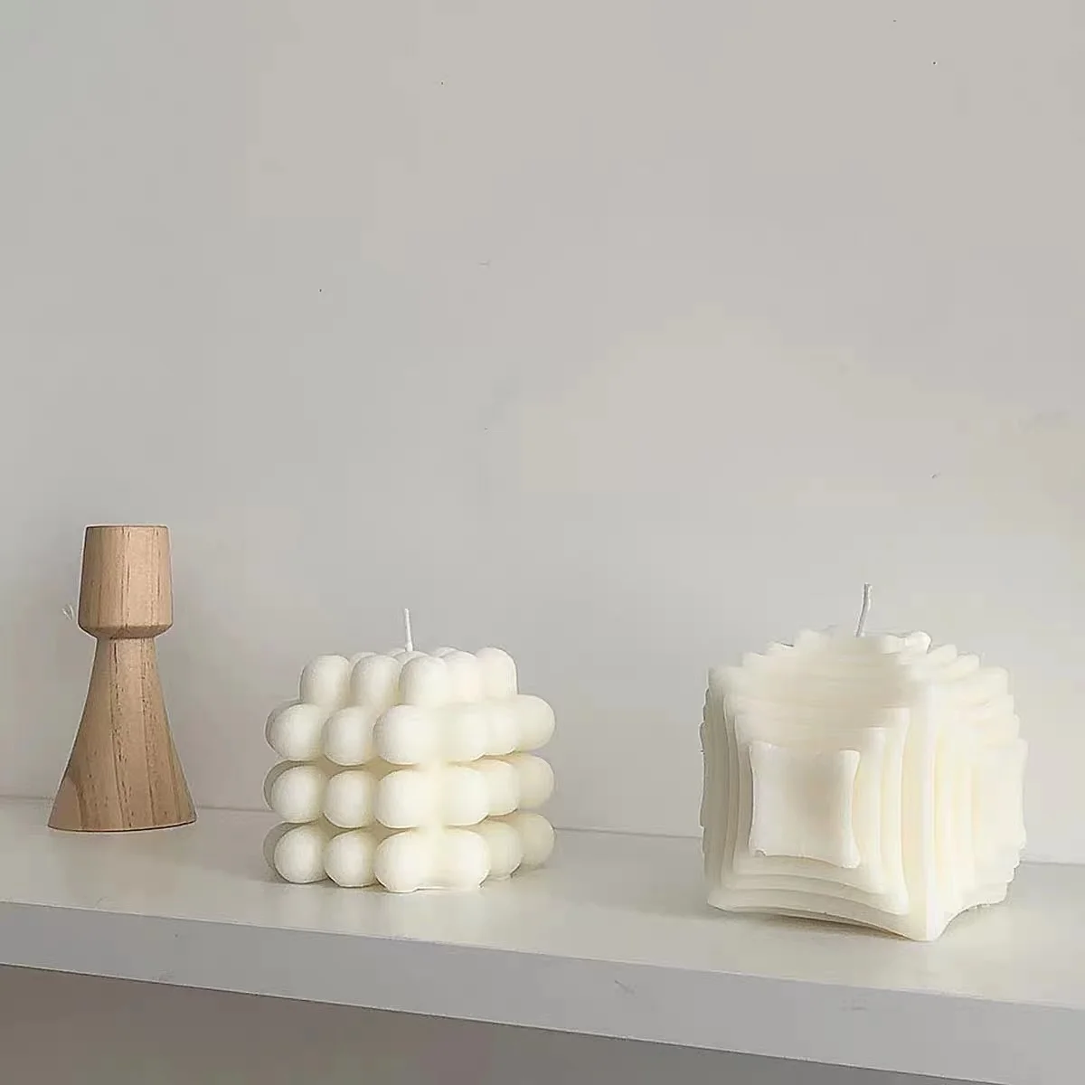 Свеча-Кубик Рубика свеча украшение дома ручная работа прямоугольная римская на