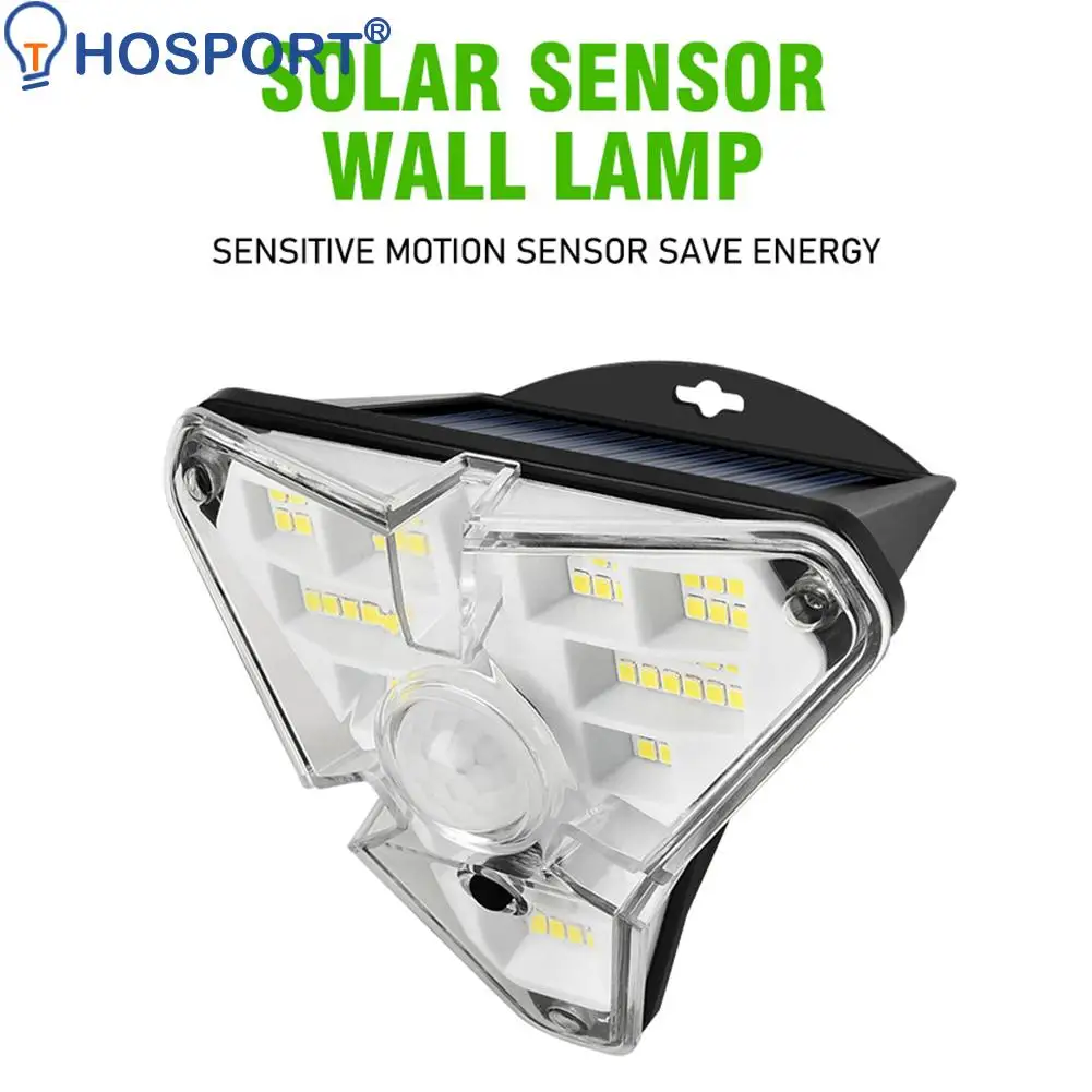 

Настенный светильник на солнечной батарее, 68 светодиодный, водонепроницаемый, с датчиком движения