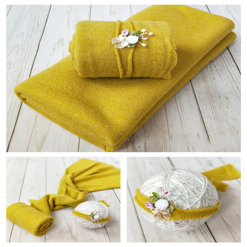 

Newborn Baby photography props Headband wraps Blanket Baby Girl Headdress Infant Shoot Accessories Studio Backdrop Fabrics