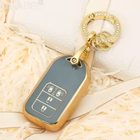 tpu car remote key case cover decoration shell keychain for honda accord civic cr v xr v mk10 spirior pilot fit city freed jade