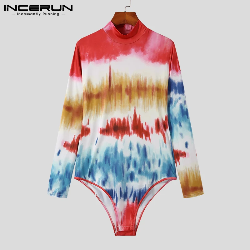 

Боди мужское с высоким воротником и длинным рукавом, 5XL