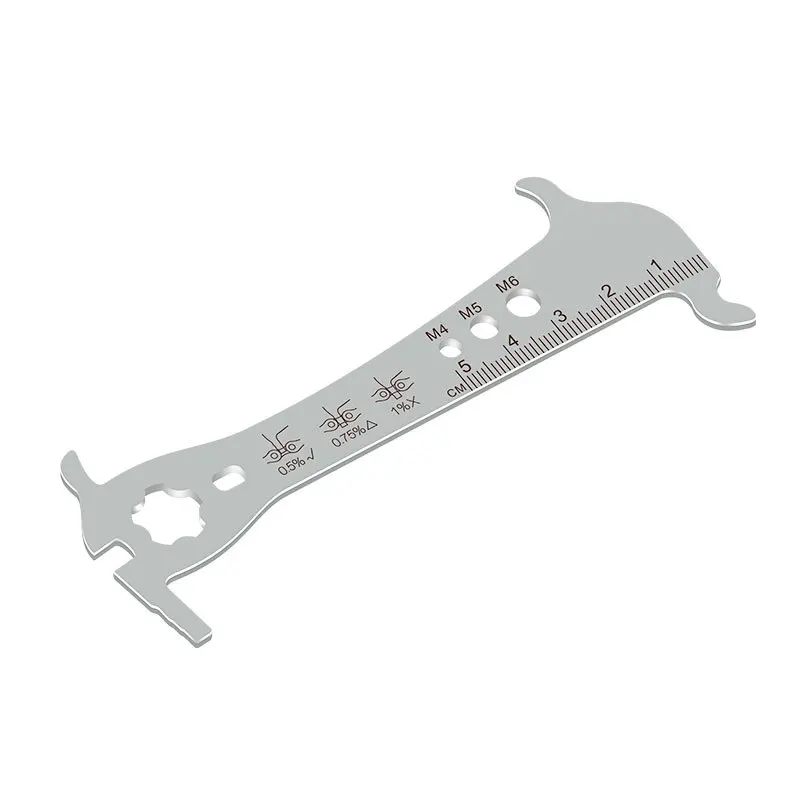 6 в 1 велосипедная цепь измеритель износ винт измерительная крюк из нержавеющей