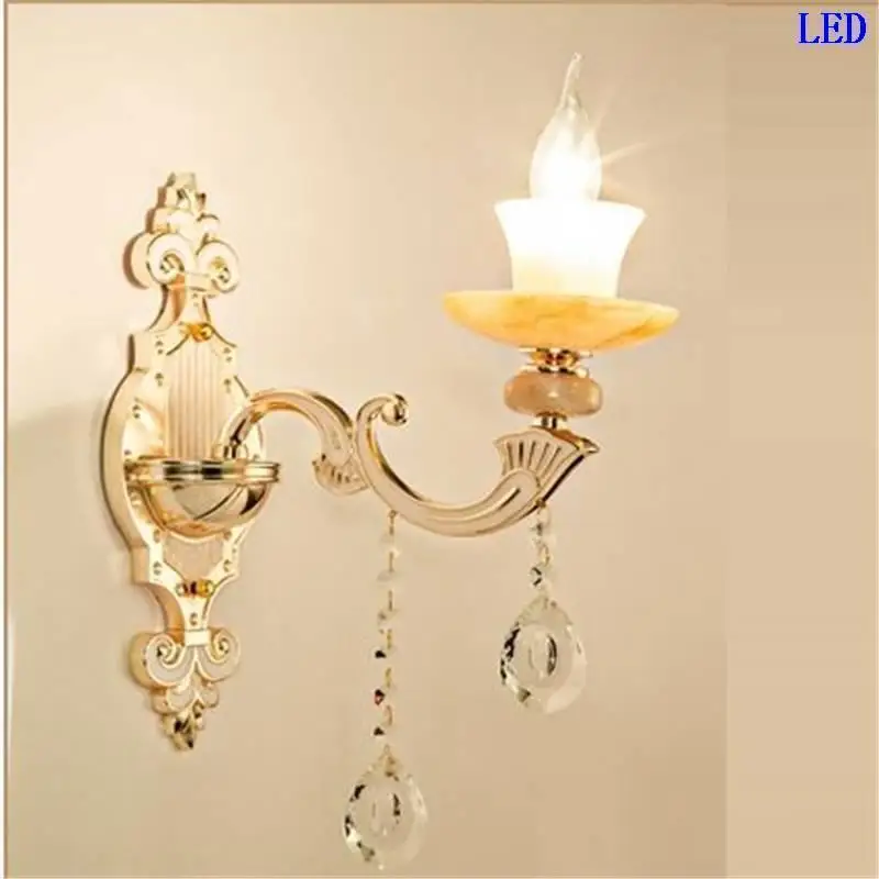 

Bathroom Lamp Penteadeira Applique Murale Luminaria Lampara De Interior Aplique Luz Pared Crystal Luminaire Wall Bedroom Light