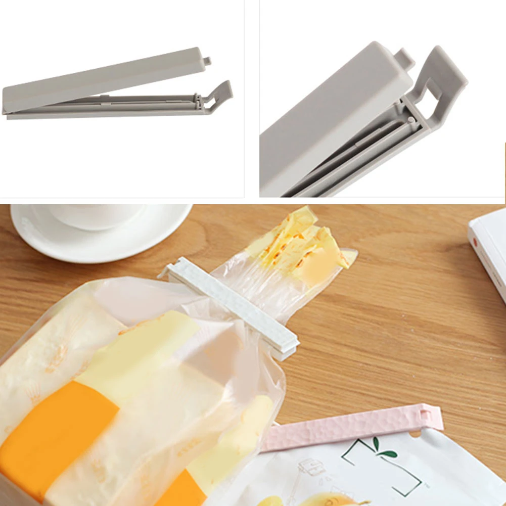 10 шт./компл. пакеты для ланча конфеты хранения уплотненные зажимы сумок герметик