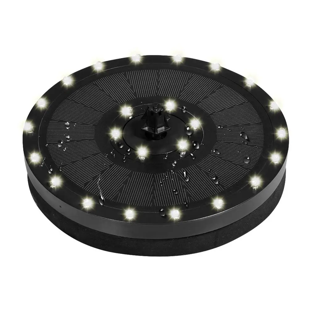 

LED Solar Fountain - Battery Solar Fountain 9V/3.5W Floating Fountain Garden Decorative Fountain 7 Kinds of Water Shapes Suita