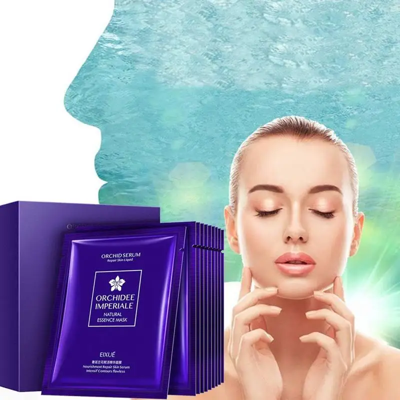Роскошная маска для лица с орхидеей глубокого пополнения женская ухода за кожей