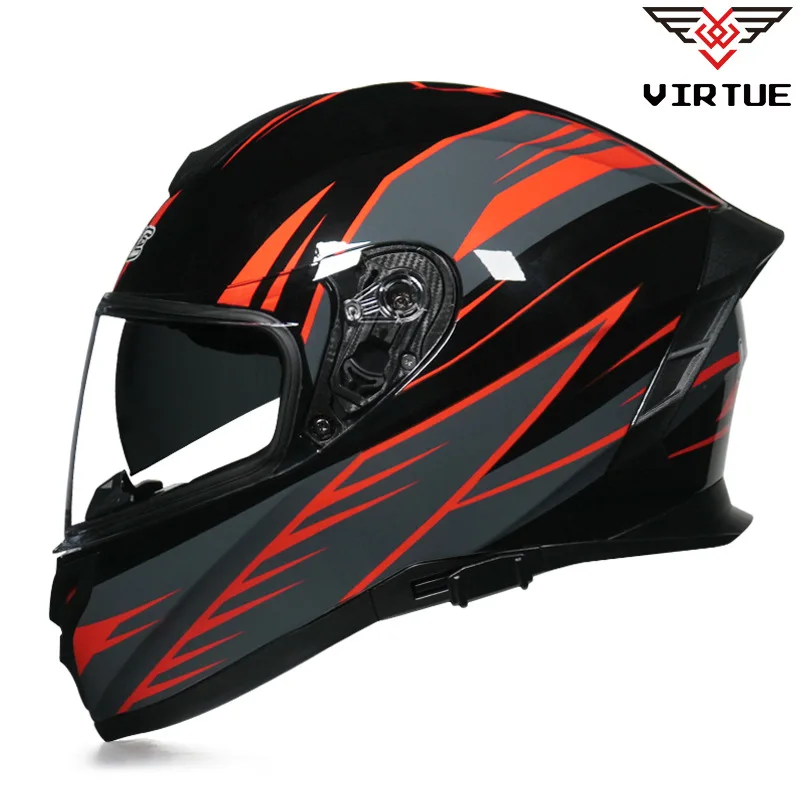 

Motorcycle Helmets Modular Flip Up Double Visors Helmet Full Face ECE / DOT Approved Casque Moto Racing Motocross