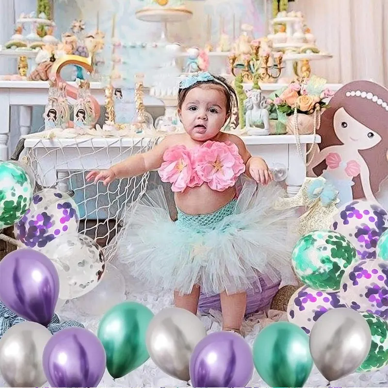 20 шт./лот 12 дюймов латексные шары и цветные Конфетти День Рождения украшения микс