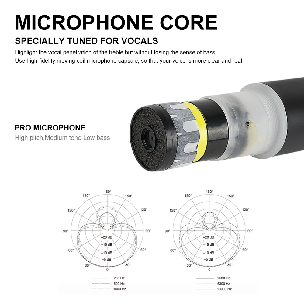 XTUGA Двухканальный беспроводной ручной микрофон до 50 м супер кардиоидный UHF для
