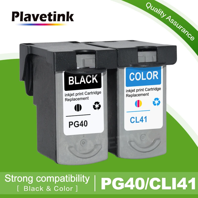 Картриджи Plavetink PG40 CL41 для Canon PG 40 CL 41 чернильный картридж PIXMA iP1800 iP1200 iP1900 iP1600 MX300 MP160