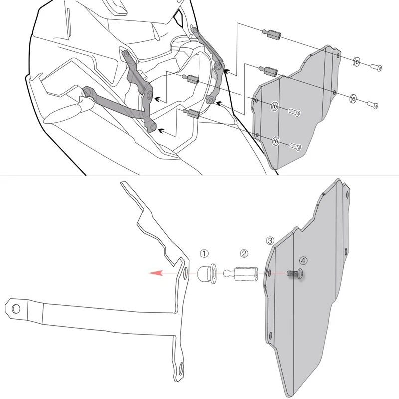 Для R1200Gs мотоциклетные фары Защитная крышка протектор для Bmw Lc Adv Adventure 2012 2013 2014 2015