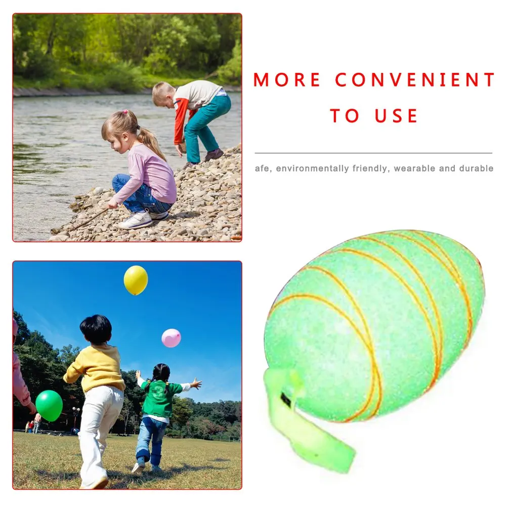 

6 pcs/set Foam Easter Eggs Happy Easter Decorations Painted Bird Pigeon Eggs DIY Craft Kids Gift Favor Home Decor Easter Party