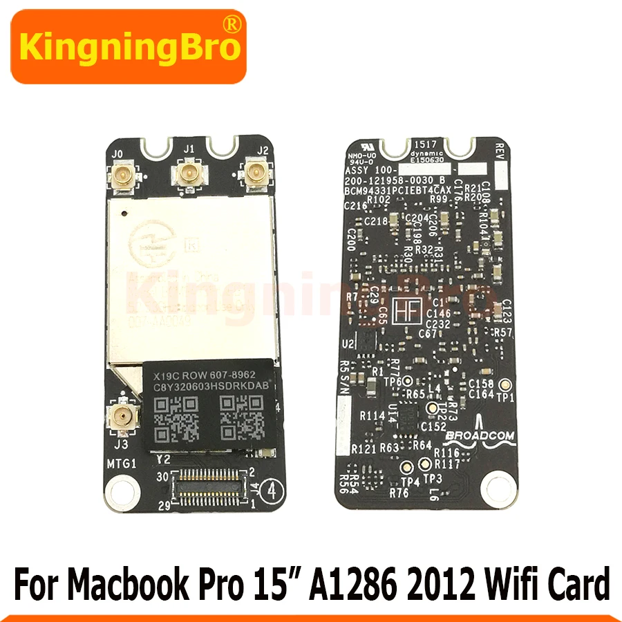 Оригинальная 4 0 Беспроводная Wi Fi Bluetooth карта для Macbook Pro 15 дюймов A1286 2011 2012 802.11n