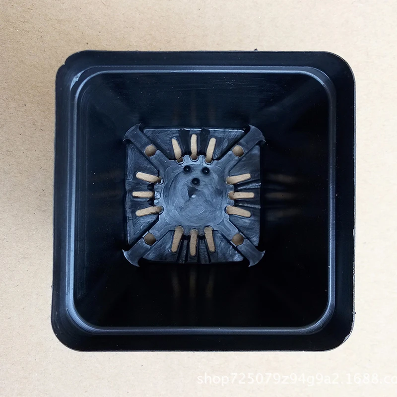 

7*8cm 30pcs Square Plastic Succulent Plant Planter for Home Office Decor Container KI