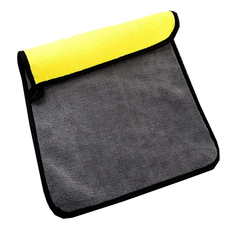 

New Coral Fleece Double-sided Thickened Towel Car Washing Towel Multi-purpose Kitchen Household Car Interior Cleaning Towel