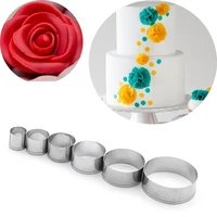cake cookie mold cutter round circle shape stainless steel diy fondant mold tools cake tools sticky decorating fondant hot sell