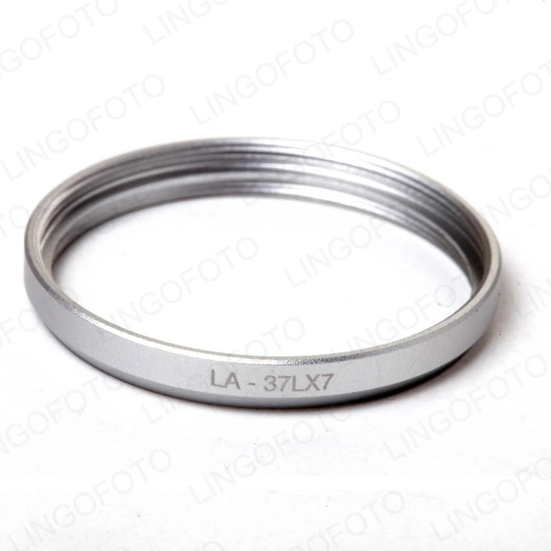Серебряный LA 37LX7 37 мм объектив фильтр переходное кольцо для Panasonic DMC LX7 заменяет DMW
