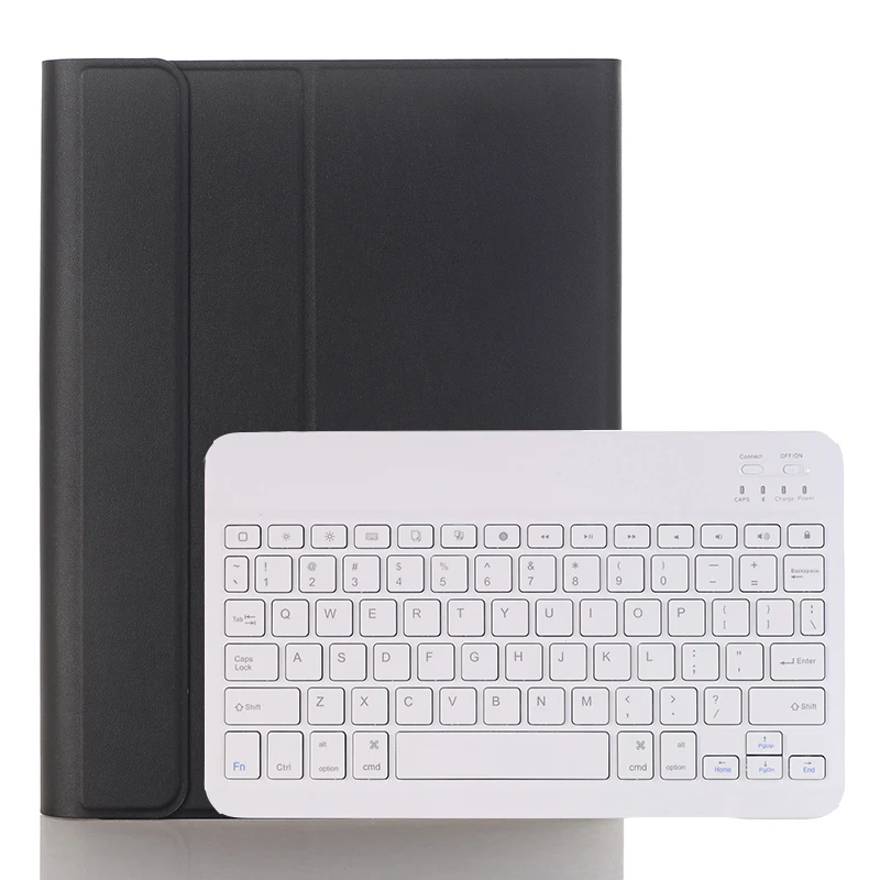 

New PU Leather Case with Pencil Slot for IPad 10.2 2019 7th Gen Removable Bluetooth Keyboard Smart Cover for IPad 8th 10.2 2020