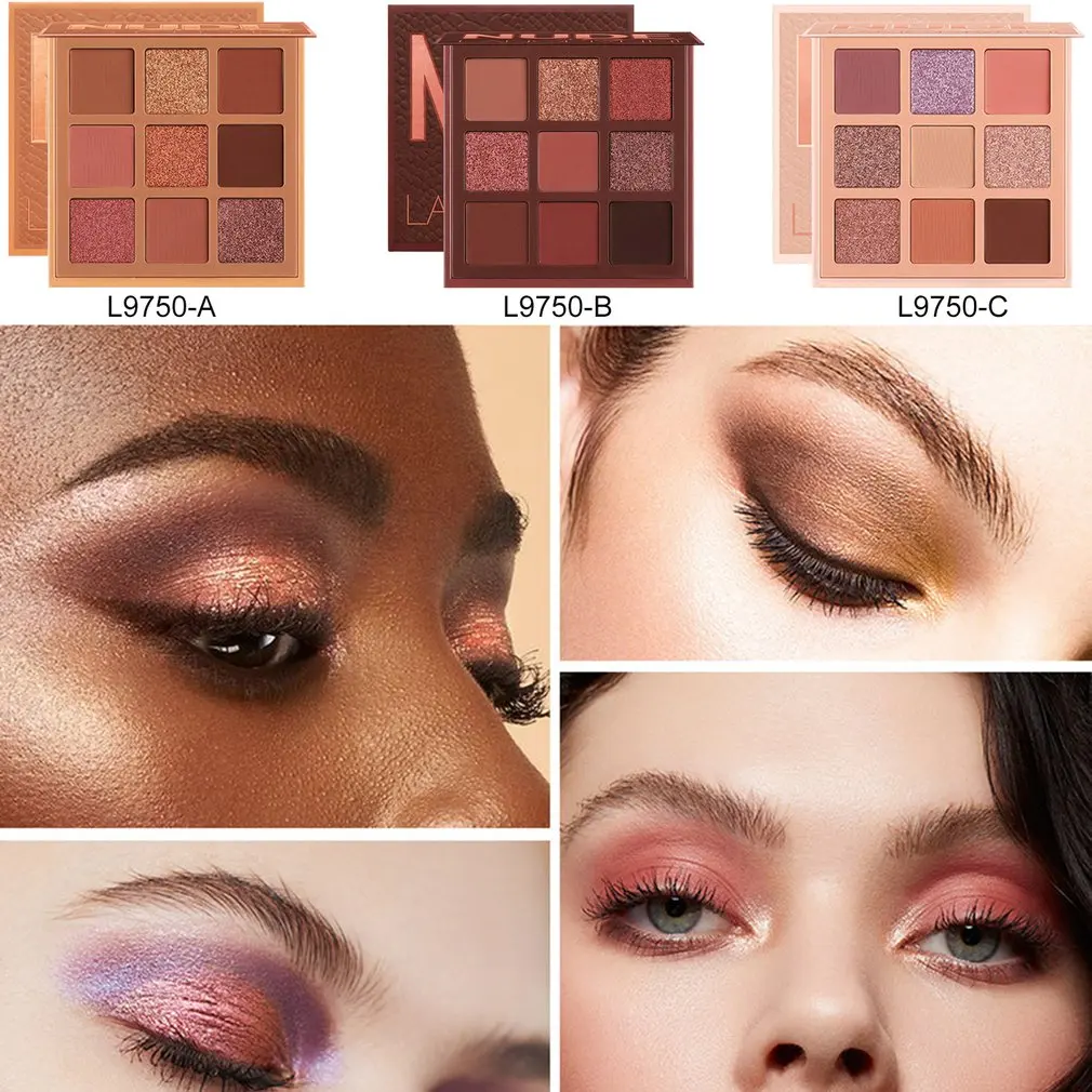

9 Color Eye shadow Palette Matte Eyeshadow Palette Glitter Eye Shadow Makeup Nude Makeup Set Cosmetics
