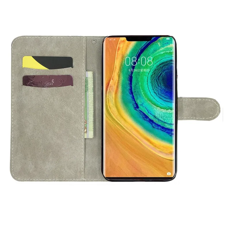 Флип-чехол для телефона samsung A51 Силиконовые задние крышки подставка кошелек карт