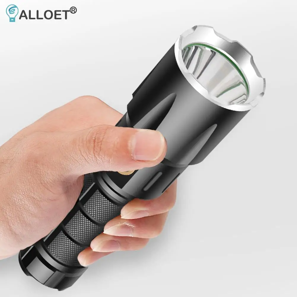 

Powerful Lights 18650 LED Flashlight USB Rechargeable XHP50 Tactical Light 5 Modes Hunting Handheld Flashlight