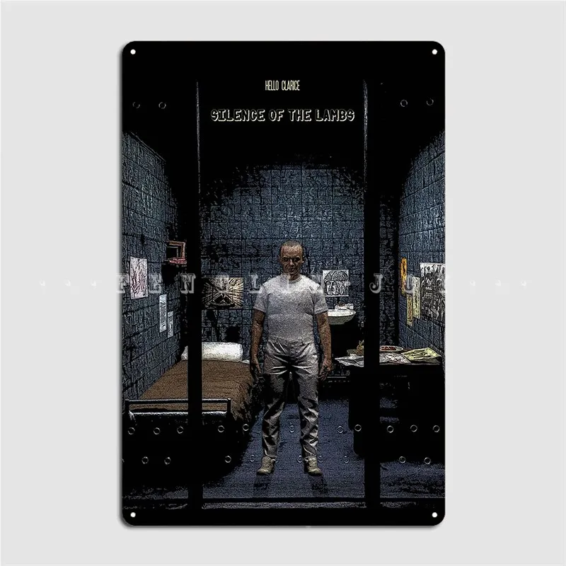 Плакат тишина ягнят металлический плакат для клуба дома бара картина на заказ