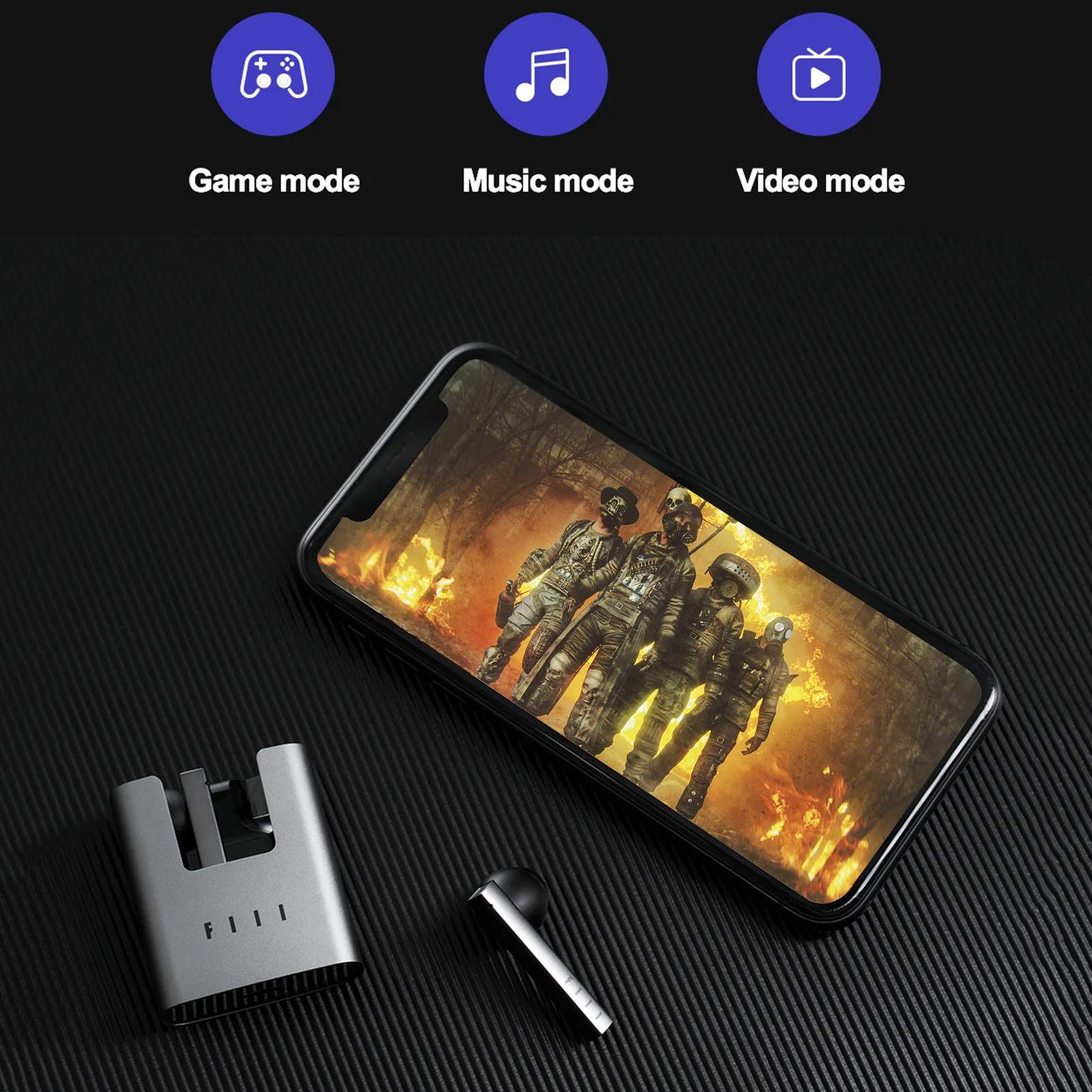 New FIIL CC 2 CC2 Wireless Bluetooth 5.2 Earphone Charging Case TWS Gaming Headset Noise Canceling Ear Buds With Mic | Электроника