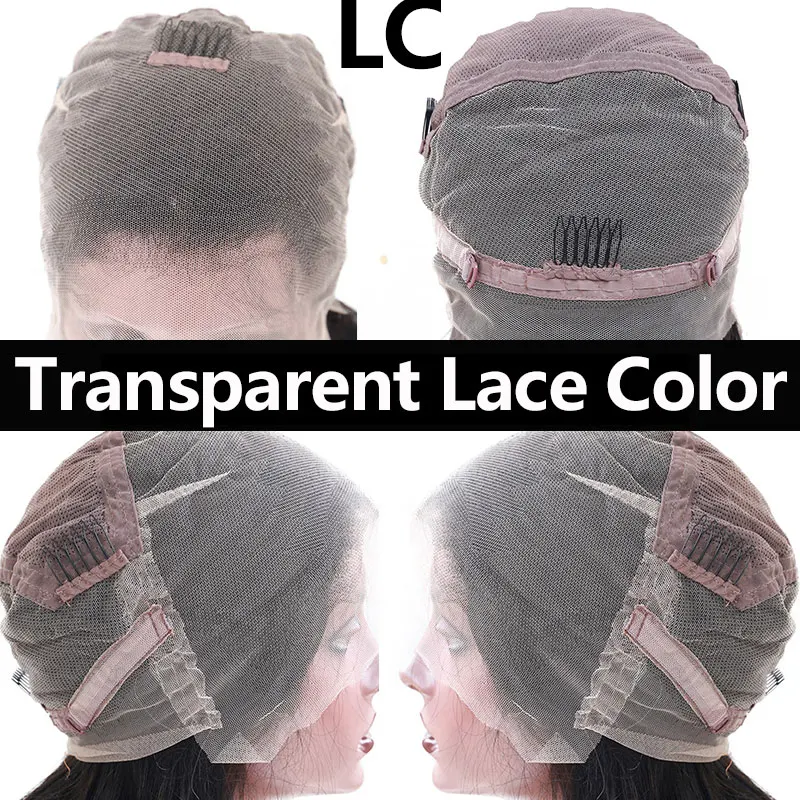 Transparent Lace Вьющиеся бесклеевые полностью кружевные человеческие волосы парики предварительно выщипанные 250 плотность Бразильские глубокие волны прозрачные парики на кружеве EverBeauty Remy - Цвет: Transparent Lace
