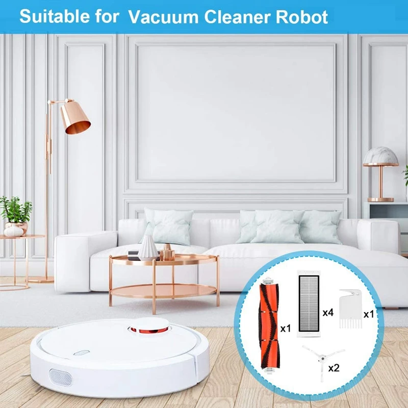 

Replacement Accessories Parts for Xiaomi Roborock S50 S55 S6 Robot Vacuum Cleaner HEPA Filter Main Brush Side Brush