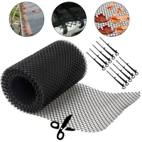 67 gutter guard mesh gutter guard with 10 stakes to protect from leaves debris clogging gutter downspout drain gutter guard