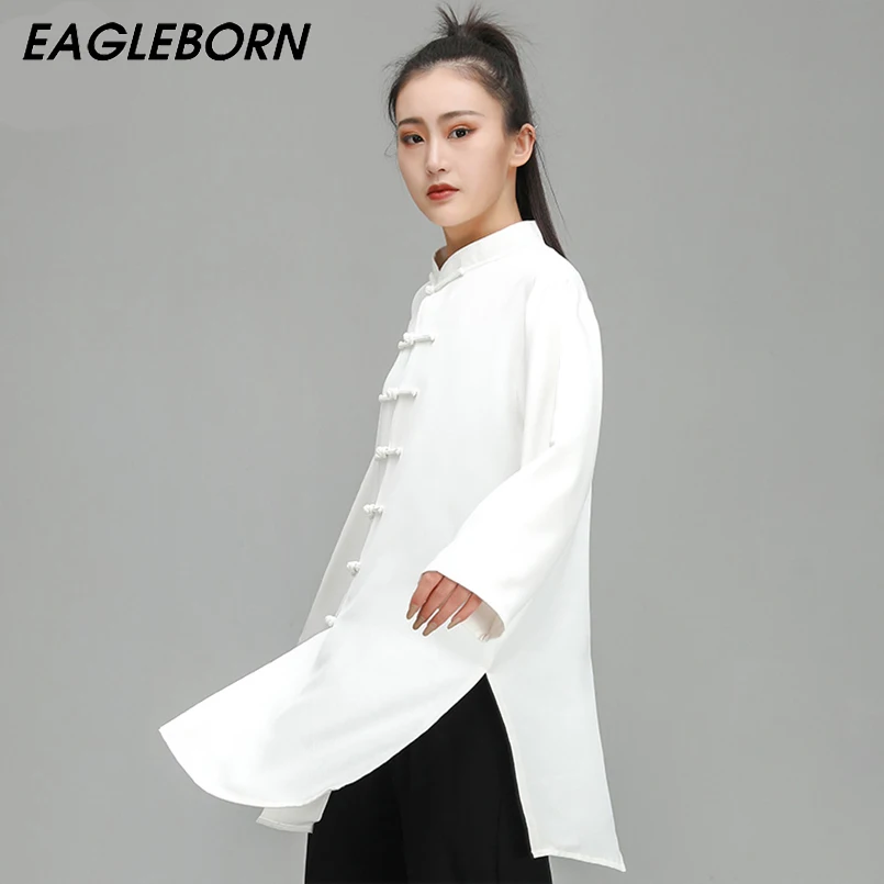 Новинка женские белые комплекты одежды Taiji костюм Тан форма кунг фу костюмы для