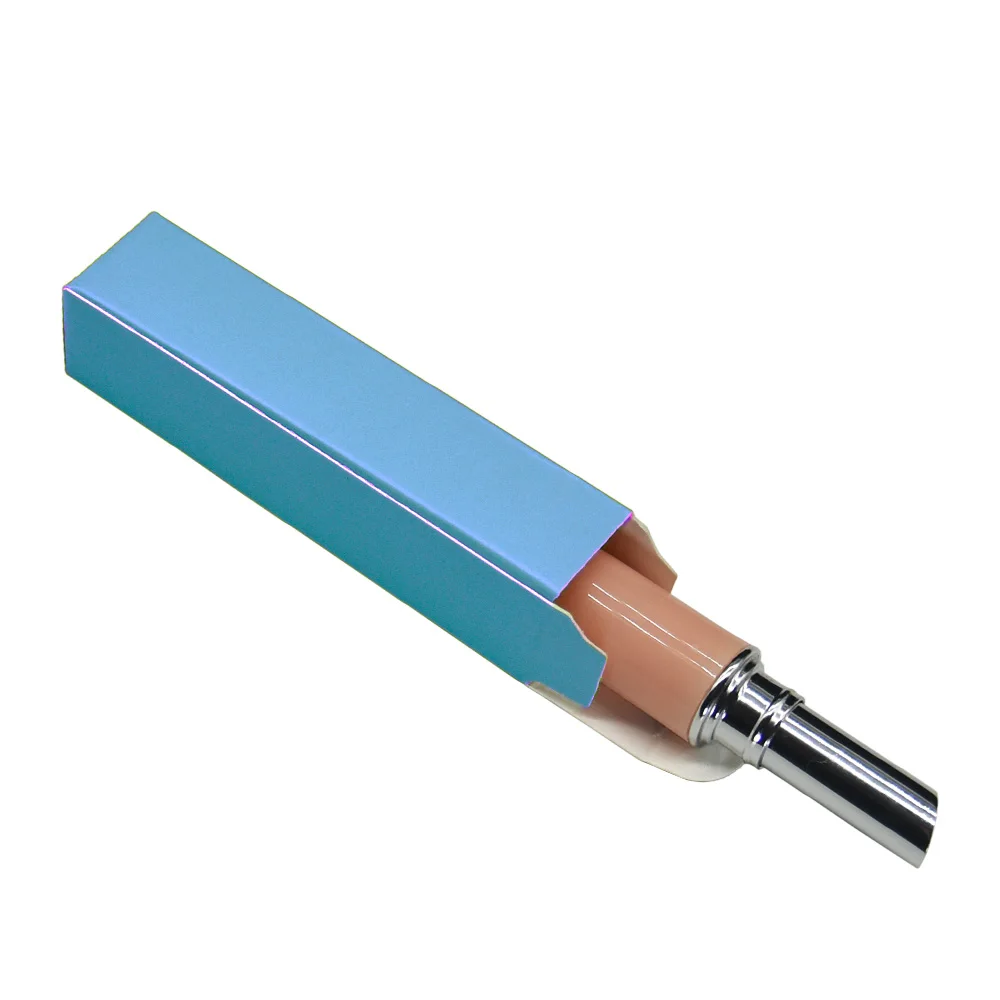 Пустая синяя мини коробка для поделок бумажная доска упаковочная ювелирных