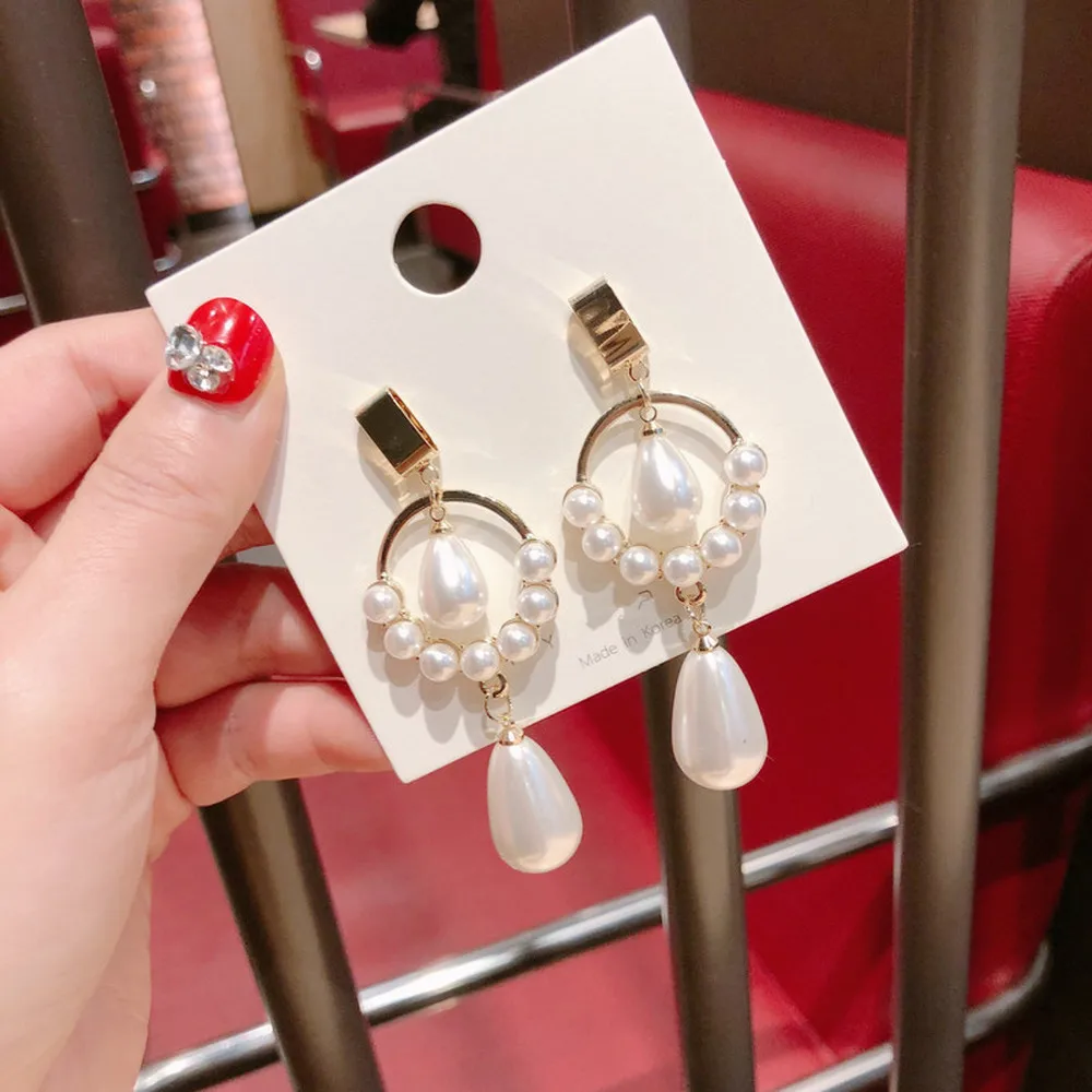 Ювелирные изделия в Корейском стиле милые геометрические сплавы имитация