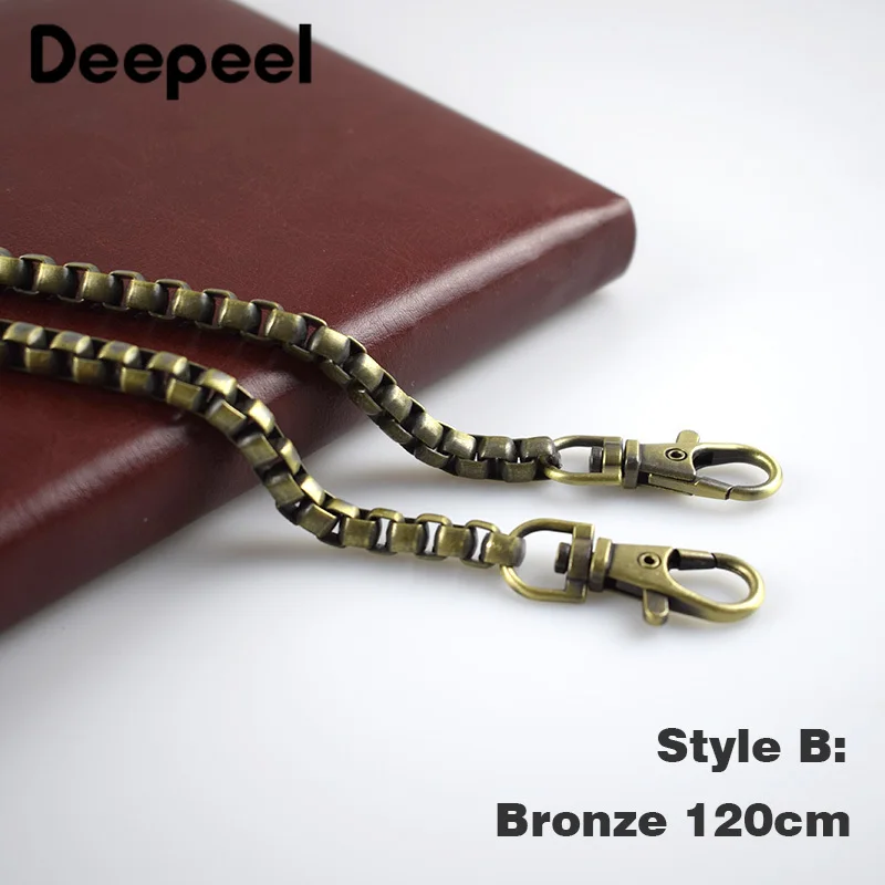 Deepeel 120 см Сумки из натуральной кожи с металлическими цепочками сумка для ношения