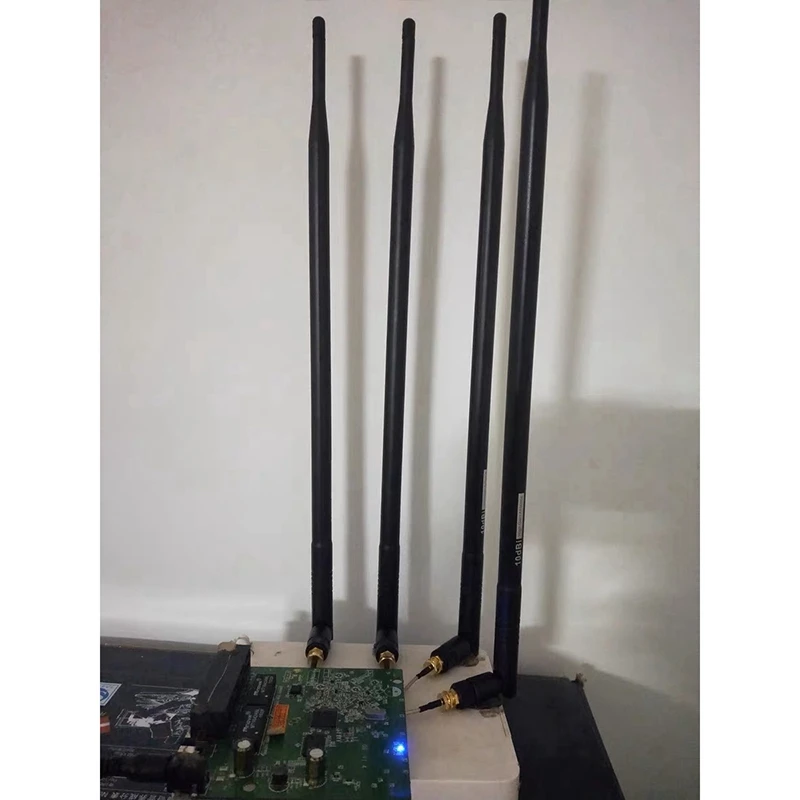 Хит комплект одежды из 3 предметов 9DBi RP-SMA Dual Band 2 4 ГГц Wi-Fi 5 с высоким коэффициентом