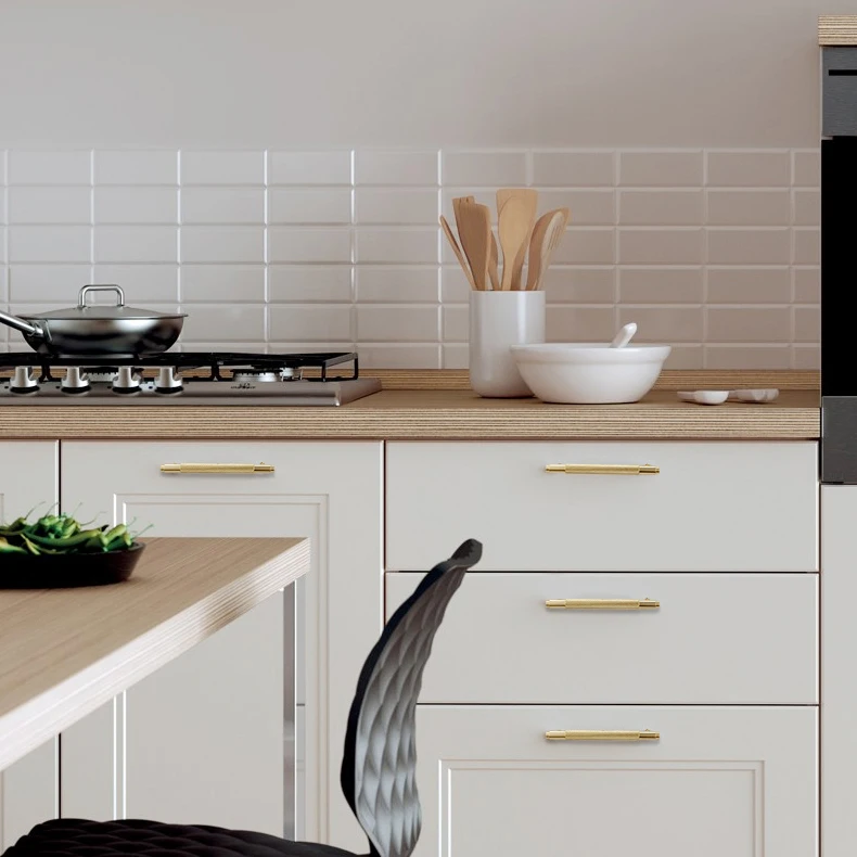 2 шт алюминиевый сплав/рифленые/текстурированные ручки и для кухонного шкафа