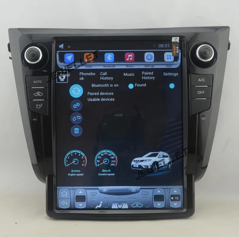 

12.1" tesla style vertical screen octa core android 9 Car GPS radio Navigation for Nissan X-Trail 2014-2020