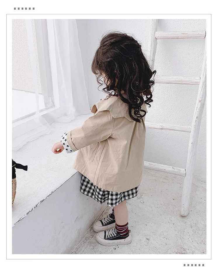 Осенние детские куртки в европейском стиле; модное manteau enfant fille; милое пальто и куртки в горошек для девочек; Casaco Menina; сезон весна