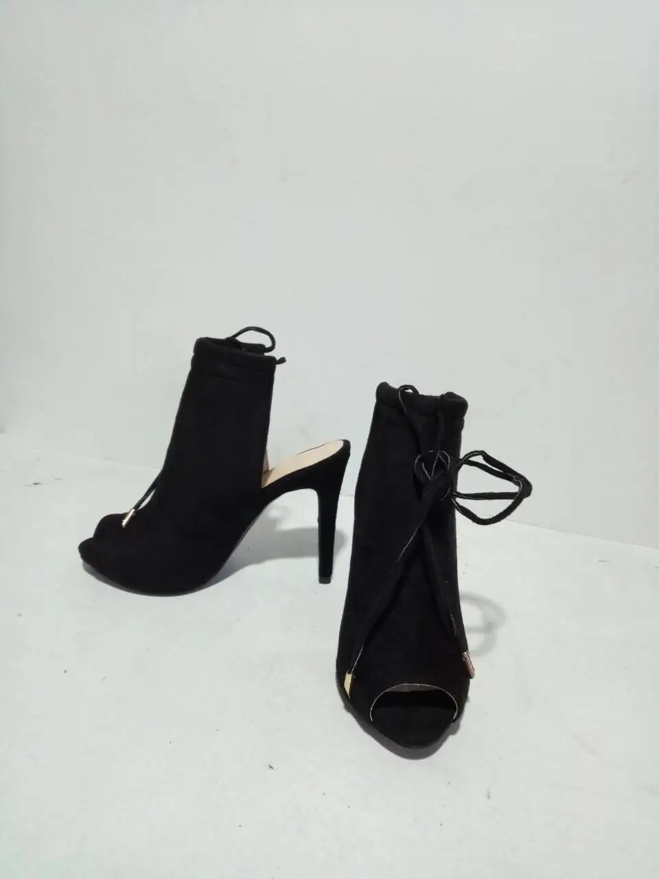 

Hollowed out women's strap thin high heeled women's fashion sandals large size party shoes