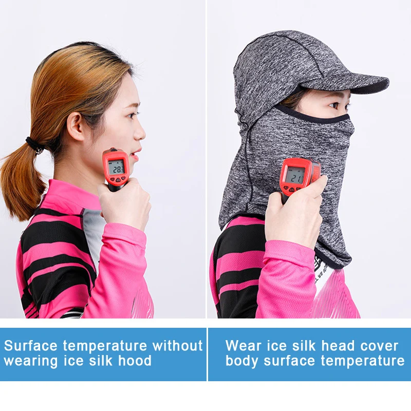 

Sun Protection Mask Hygroscopic Breathable Summer Headgear Sports Riding Cycling Running B99