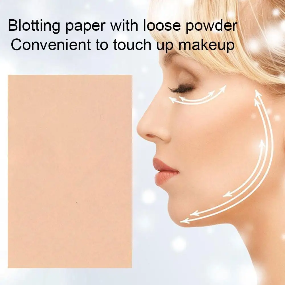 

Hot 50sheets Tissue Papers Makeup Cleansing Oil Absorbing Tool Cleanser Blotting Face Paper Absorb Face S3y7