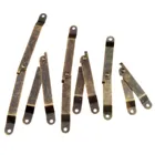 2 шт. опорные петли для крышки античная бронза Железный ящик дисплей мебель аксессуары Кабинет Шкаф 112 мм145 мм172 мм держатели для крышек