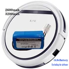 Литиевая батарея 14,4 В для робота-пылесоса iLife, A4, A4s, совместима с V7S, A6, V7Spro, X620, 14,8 в2600 мАч3200 мАч