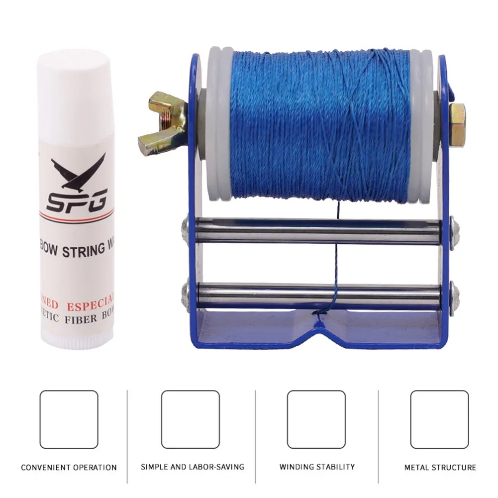 

1 Set Archery Bow String Material Bowstrings Serving Tool Bow String Wax Protect Bow String Set Hunting Shooting Accessories