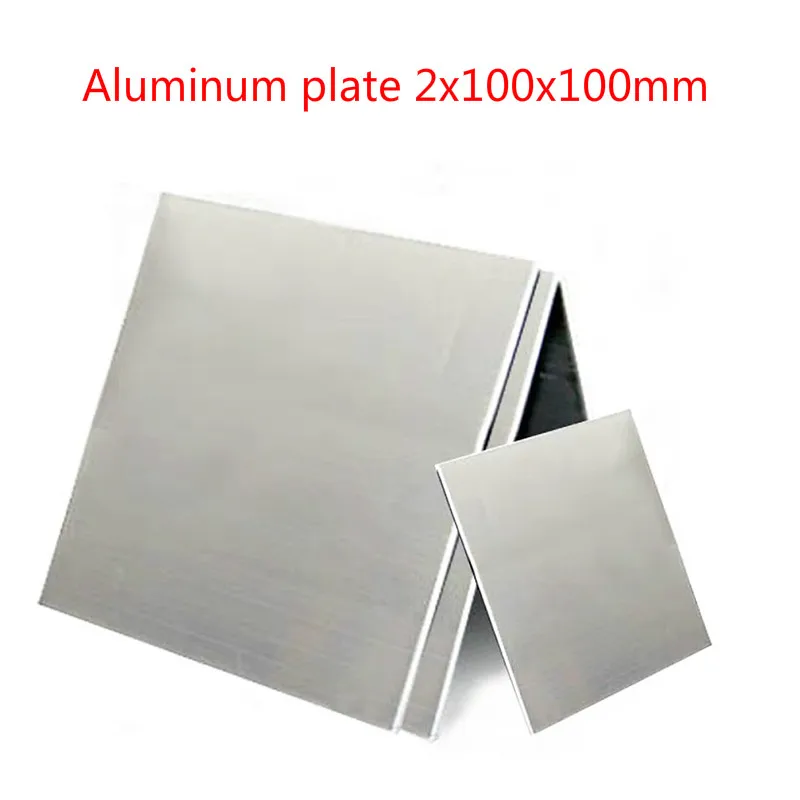 

1pcsDIY hardware aluminum plate aluminum alloy polished plate DIY material 2mm * 100mm * 100mm