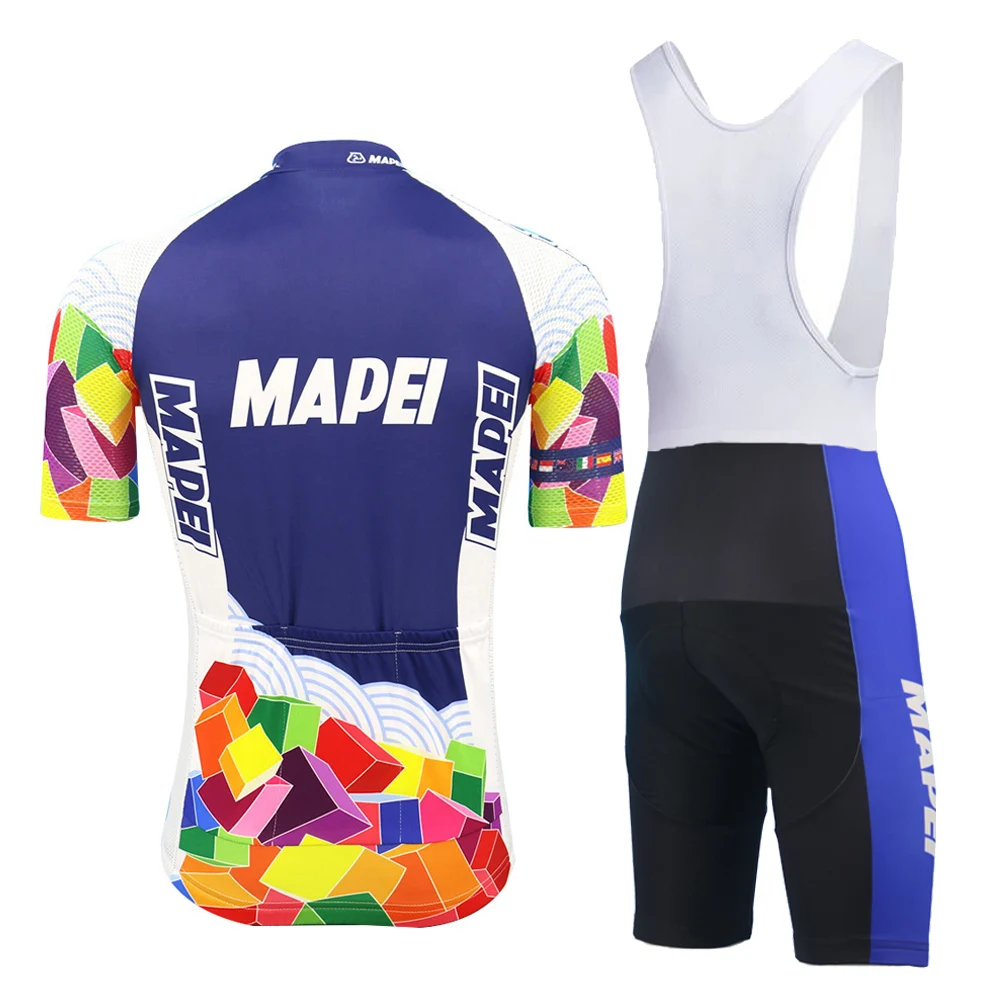 Retro cycling jersey mtb set ropa ciclismo gel pad bib shorts triathlon men clothing maillot | Спорт и развлечения