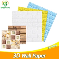 3d wallpaper 70cm77cm diy marble waterproof stickers 3d wall paper self adhesive wallpaper brick for home kitchen bedroom