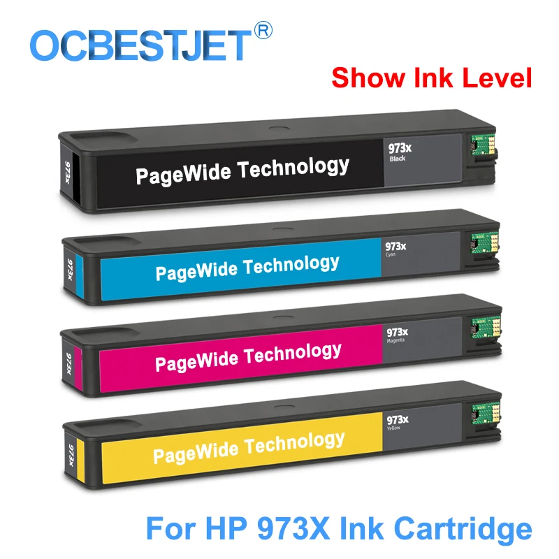 [Сторонний бренд] для HP 973X 973XL Восстановленный чернильный картридж PageWide Pro 352dw 452dn