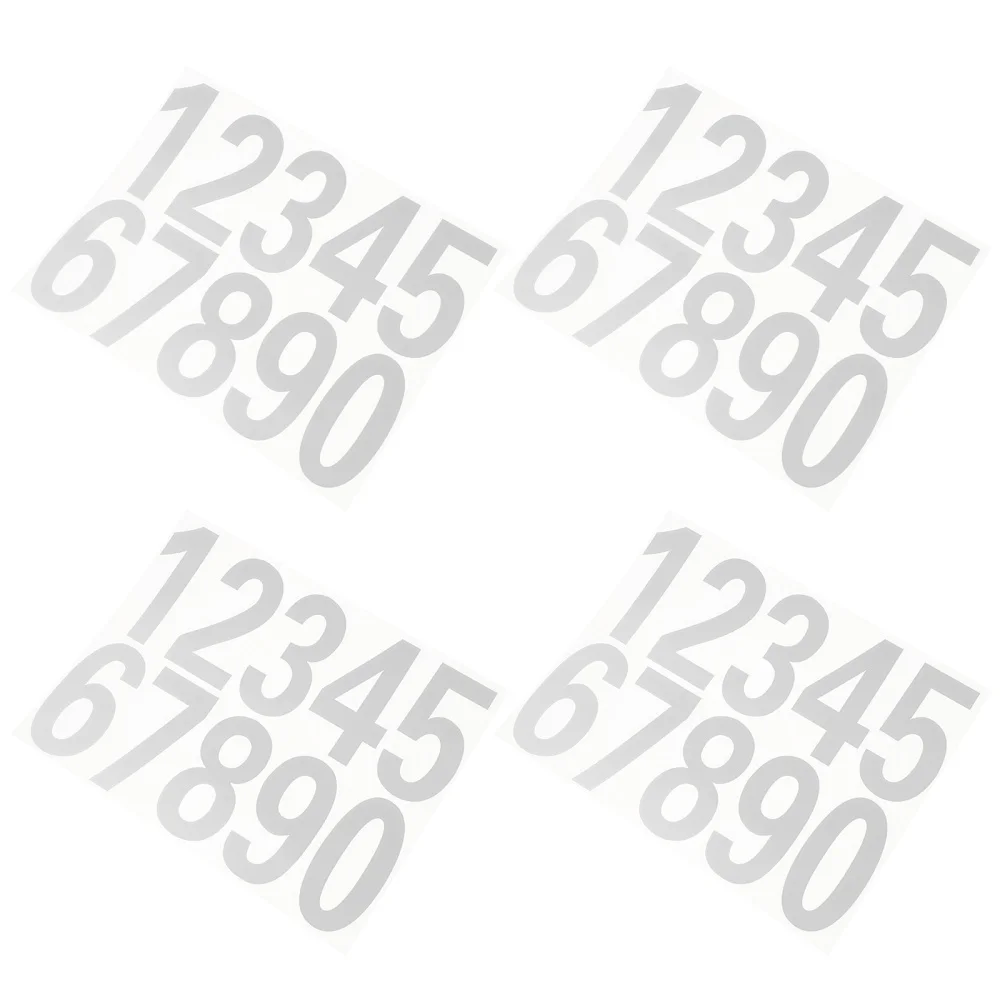 4 набора светоотражающие наклейки с цифрами для почтового ящика|Канцелярские